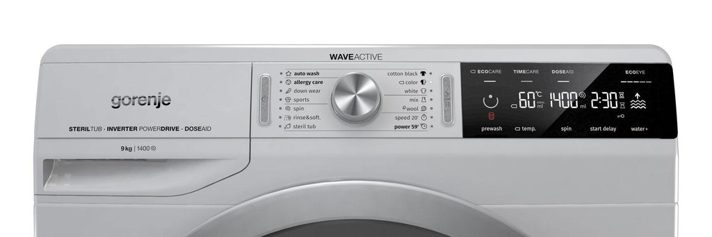 Machine - 1400RPM) JorMall (9KG – - A+++ Washing Gorenje