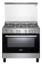 Elba - Gas Cooker 90cm Stainless Steel / 5 Burners Full Safety