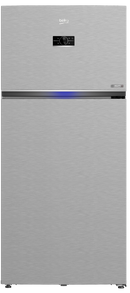 Beko - Refrigerator Silver 630L Inverter Touch Screen A+