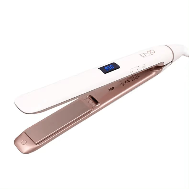 Enzo - Professional Ceramic Hair Straightener - 950°F Flat Iron For Keratin And Protein Treatments