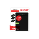 Sharp - Dishwasher 10 Programs / Black