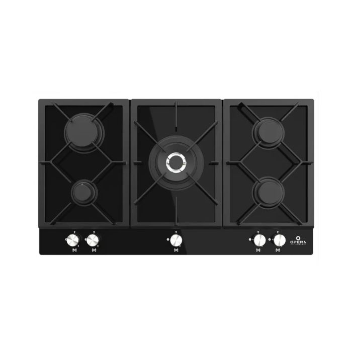 Opera - Bi Hob 90cm  Gas 5 Burners - Cast Iron