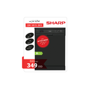 SHARP - Dishwasher A++ (6 programs - 15 Place Settings) (H*W*D : 85*60*60)cm