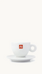 Illy - Cappuccino Logo Cup With Saucer