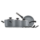 Prestige - 9Pcs Cookware Saucepans & Frypans Set Granite