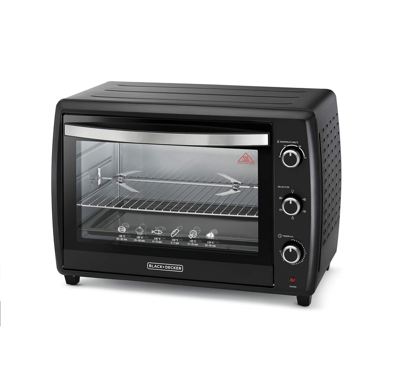 Black & Decker - 70L Toaster Oven With Double Glass And Rotisserie