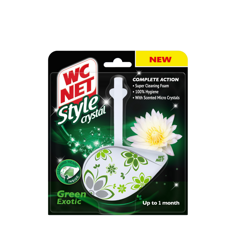 WC NET - Crystal gel green exotic one block