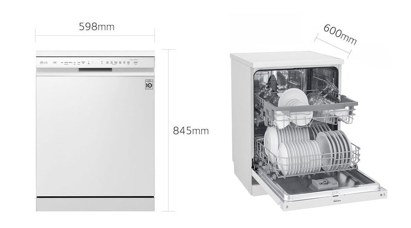 LG - Quadwash Dishwasher (14 Sets - 10 Programs -Thinq )