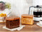 Madame Coco - Storage Box With Wooden Lid 1000Ml 2Pcs