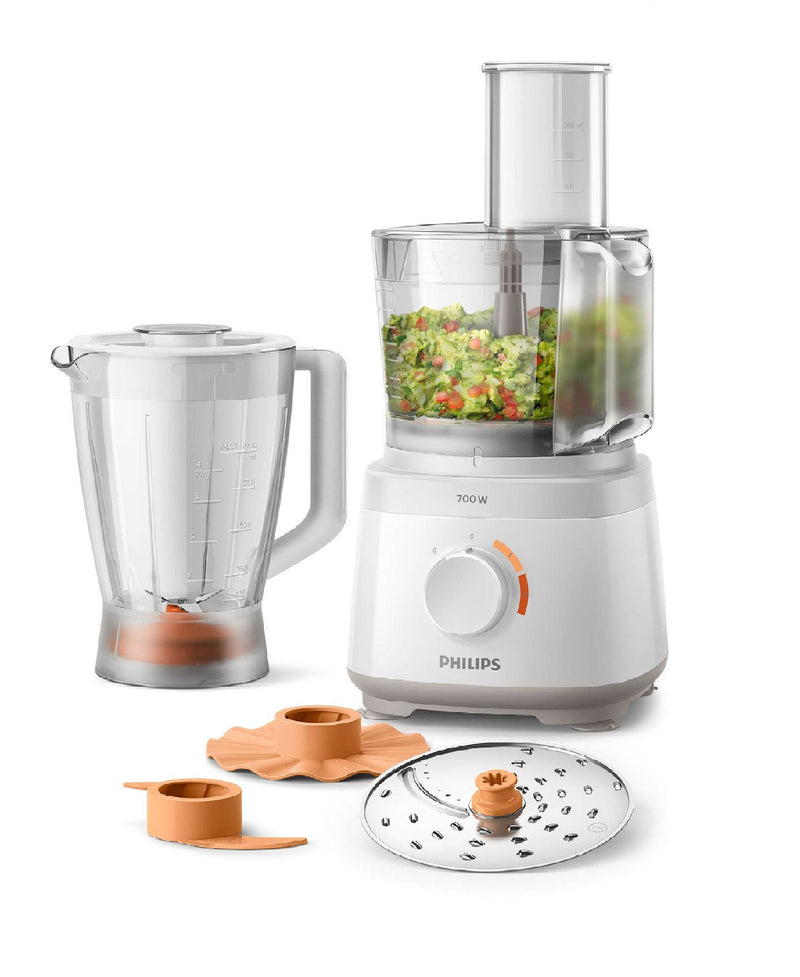 PHILIPS - Food Processor (700W) With 8 Attachments