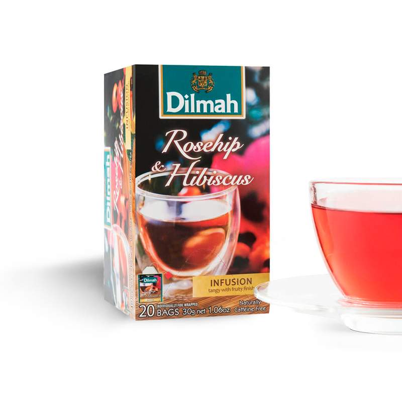 Dilmah - Gourmet Hibiscus & Rosehip Herbal Infusion (β)
