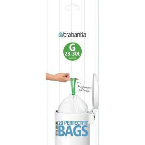 Brabantia - 20 Rolls of size G (12-30Liter) Plastic Bag (β)