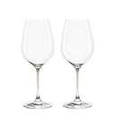 Leonardo - La Perla Glass Cups Wine Brown Set of 2 Pieces (β)