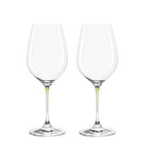 Leonardo - La Perla Glass Cups Wine Green Set of 2 Pieces (β)