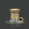 ITS - AGR Tea Istikana Gold with Handle Set of 6 Pieces (β)