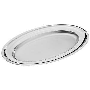 Pintinox - Oval Serving Platter 47x34cm. Stainless Steel (β)