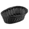 Table Craft - Polypropylene Oval Basket Dia 38x16x9cm Black (β)