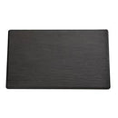 APS - Melamine Platter Flat Black Color 32.5 x 17.5cm (β)