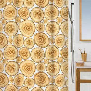 Spirella - Log Shower Curtain- Size: 180x200cm (β)