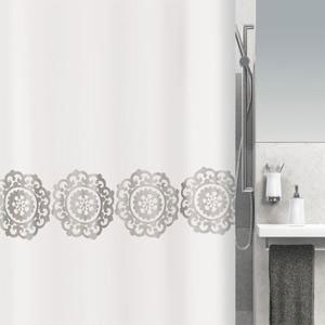 Spirella - Medallion Shower Curtain- Size: 180x200cm (β)