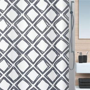 Spirella - Malik Shower Curtain- Size: 180x200cm (β)