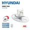 Hyundai - 18" Ceiling Fan Orbit (White) (β)