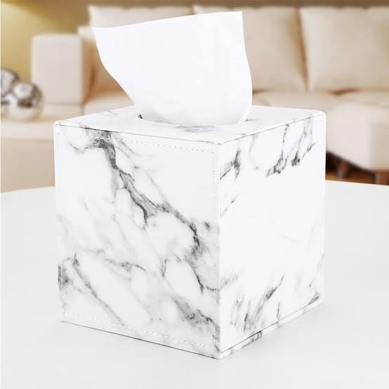TXON - Leather Tissue Paper Box (13 x 13 x 14) cm