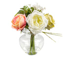 NOVA - Flower Arrangement Rose With Pot (20Cm)