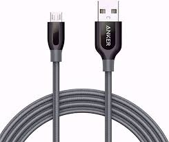 Anker Powerline Micro Usb Cable 6Ft Black 6.5