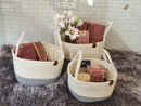 Weva - Cotton Basket With Handle Vital (3Pcs Set)