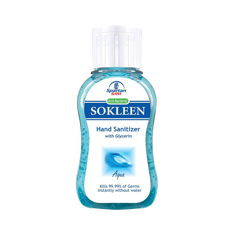 SN - Sokleen - Hand Sanitizer With Glycerin (Aqua / 100Ml) (β)