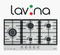 Lavina - Gas 90cm / 5 Burner