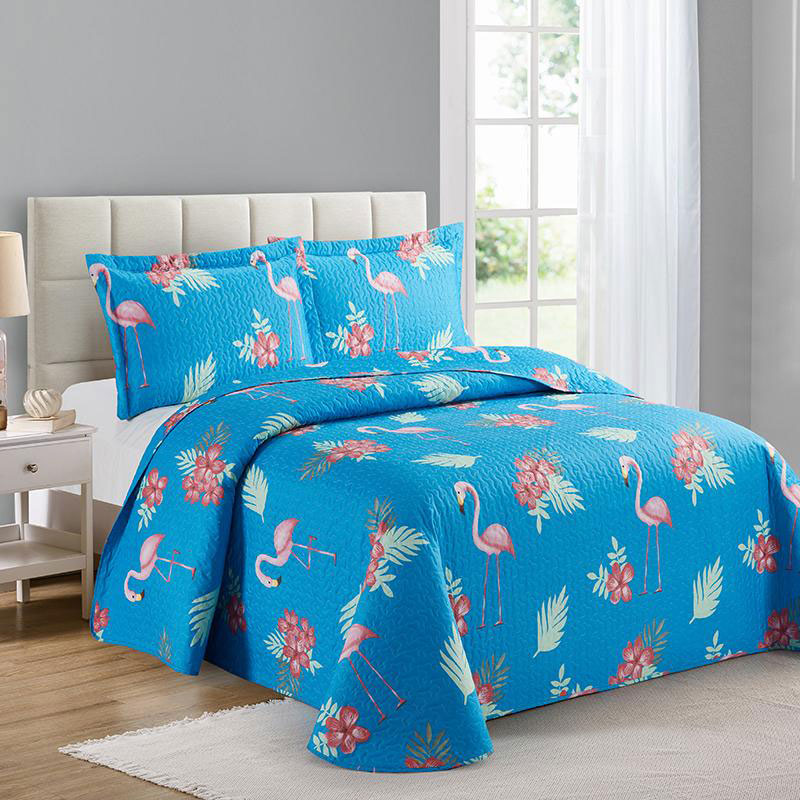 Nova - Flamingo Bedspread (Twin - King)