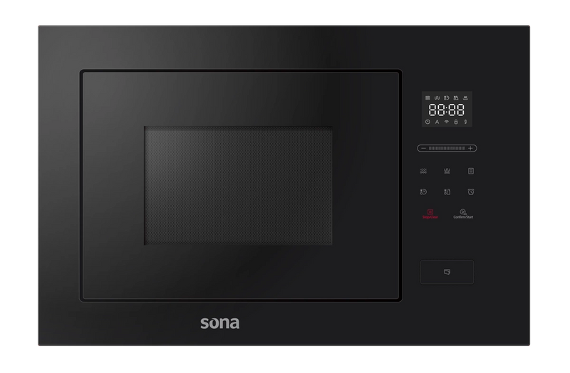 Sona - Built-in Microwave 30 L Black 900W With Grill 1000W