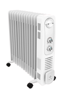 Electromatic - Oil Filled Radiator 13 Fins 2500W With Clothes Rack & Fan Full Safety System