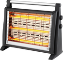Elecrtomatic - Quartz Heater 1800W / 2 Heat Settings With Tip-over Switch
