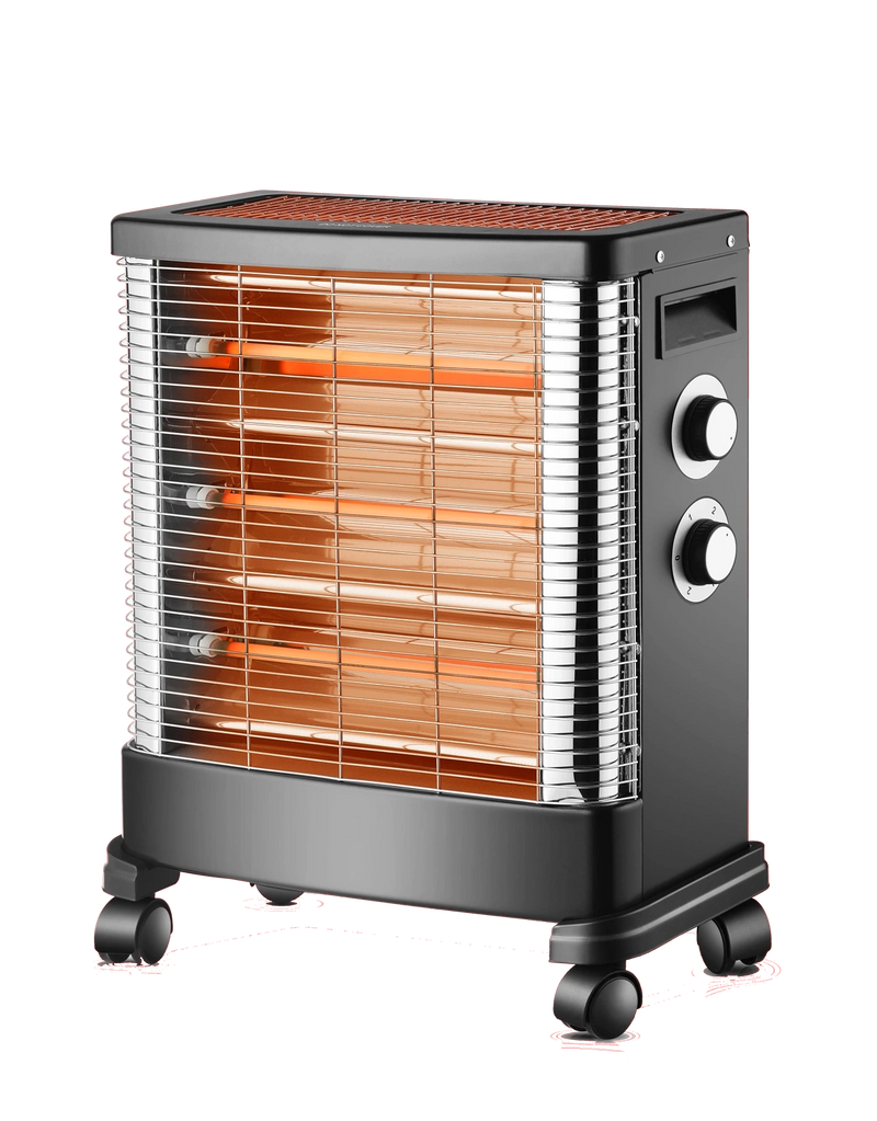 Elecrtomatic - Quartz Heater 2400W & 3 Heat Settings With Tip-over Switch