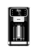 Sona - Coffee Maker 12 Cups / 1.8 L / 1100W Black