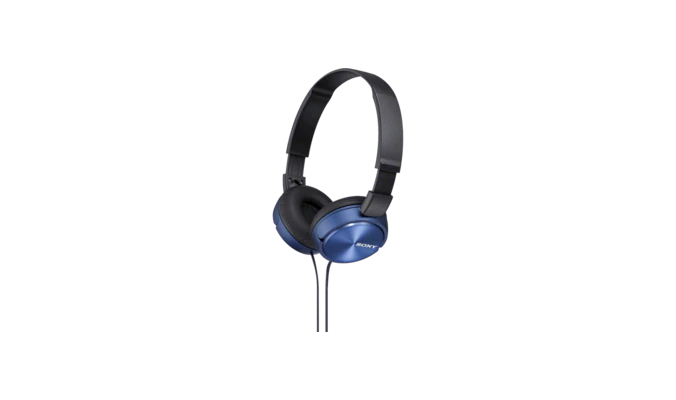 Sony - Folding Headphones (Black & Blue) (β)