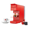 إيلي - (Y3.2 iperEspresso) - ماكينة اسبريسو وقهوة - لون أحمر + كوب إيلي إسبريسو مجاني مع صحن (β)