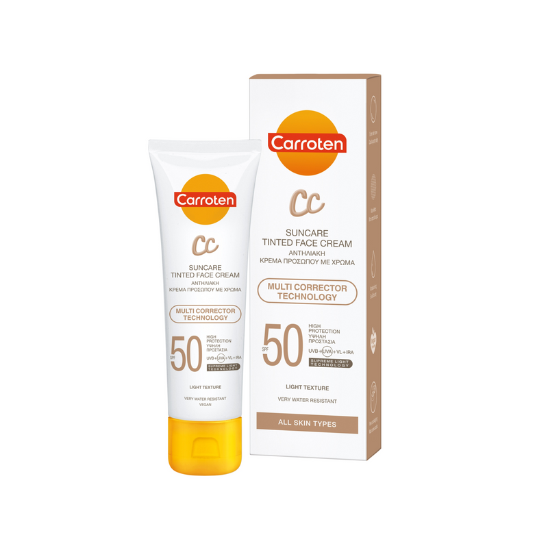 Carroten - CC Suncare Tinted Face Cream 50ml - SPF50