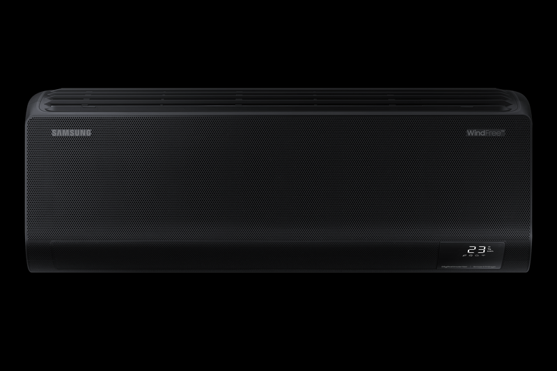 Samsung - Black Inverter WindFree™ AC with WiFi, 1 Ton