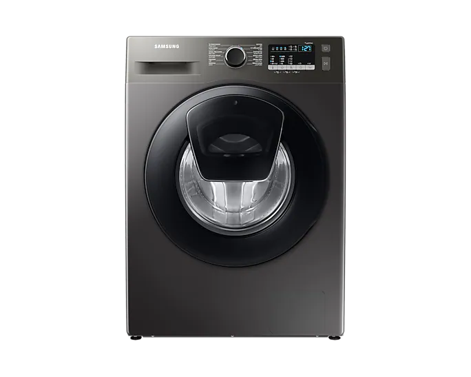 SAMSUNG -Front Loading Washer With Add Wash™, Hygiene Steam, Drum Clean (8KG / Platinum Silver)