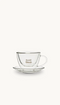 Dilmah - Double Wall Glass Cup With Saucer