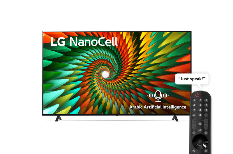 LG - TV 86" NanoCell ,  Cinema Screen Design 4K Cinema HDR WebOS Smart ThinQ AI, Refresh Rate 120Hz ,2023