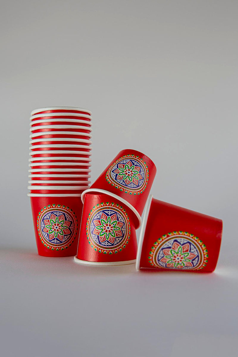 Ramadan Disposable Arabic Coffee Cups (4 oz) (β)