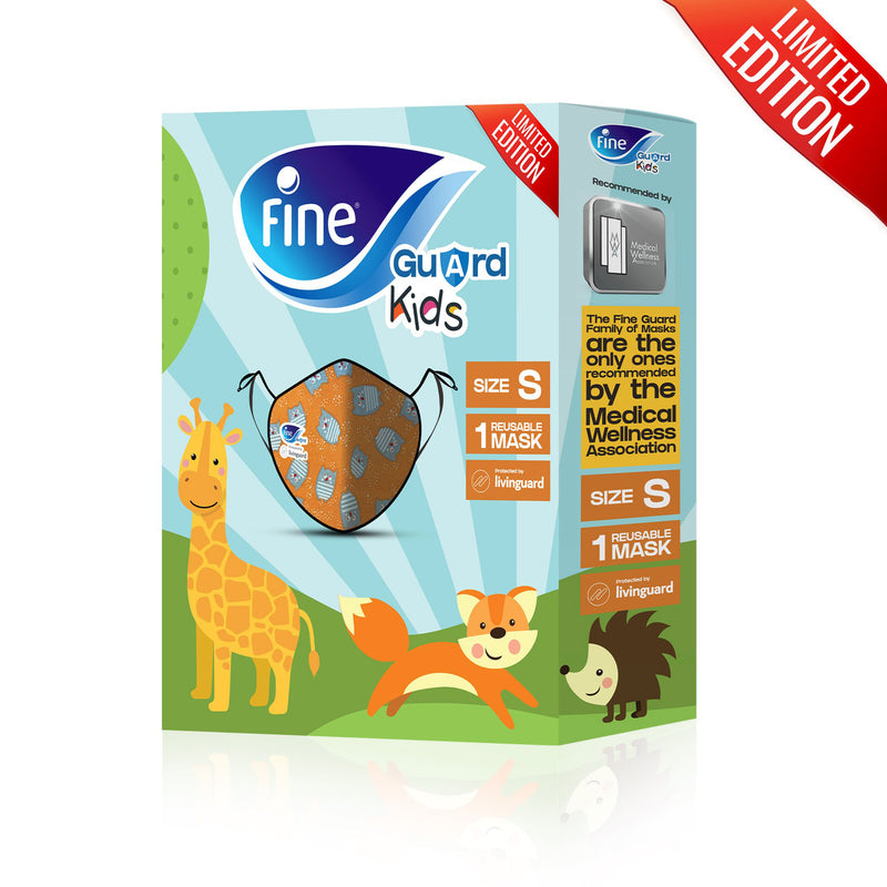 A - Face Mask Fine Guard - Reusable - For Kids Limited Edition (Small / 6-12 Years Old)