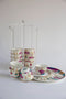 Ramadan Coffee Cups Set (12Pcs) + Acrylic Double Cup Holder + Ramadan Porcelain Serving Plate (β)