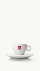 Illy - Espresso Logo Cup With Saucer